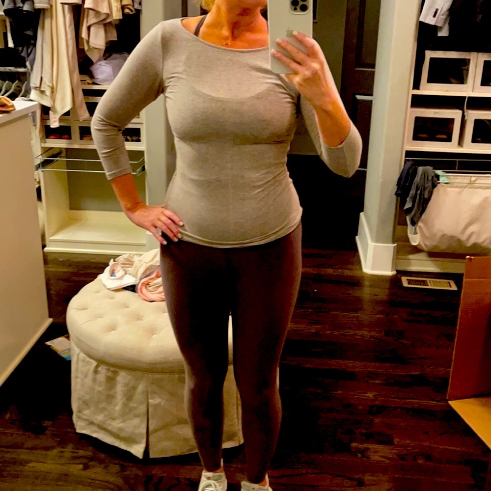 H and m crew neck pima cotton